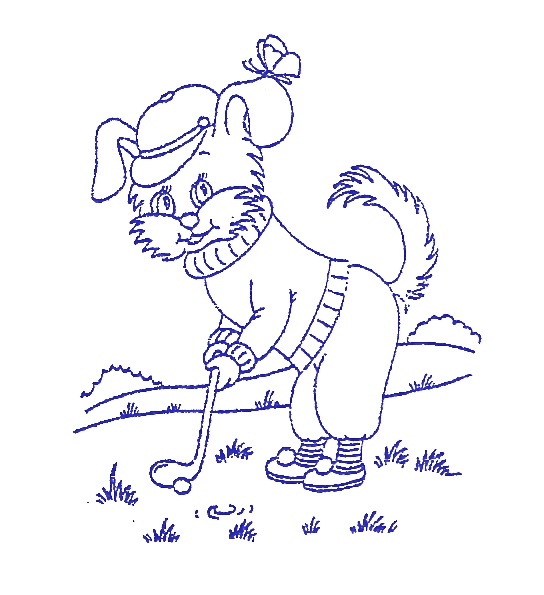 Polštář - Pejsek hraje golf 53